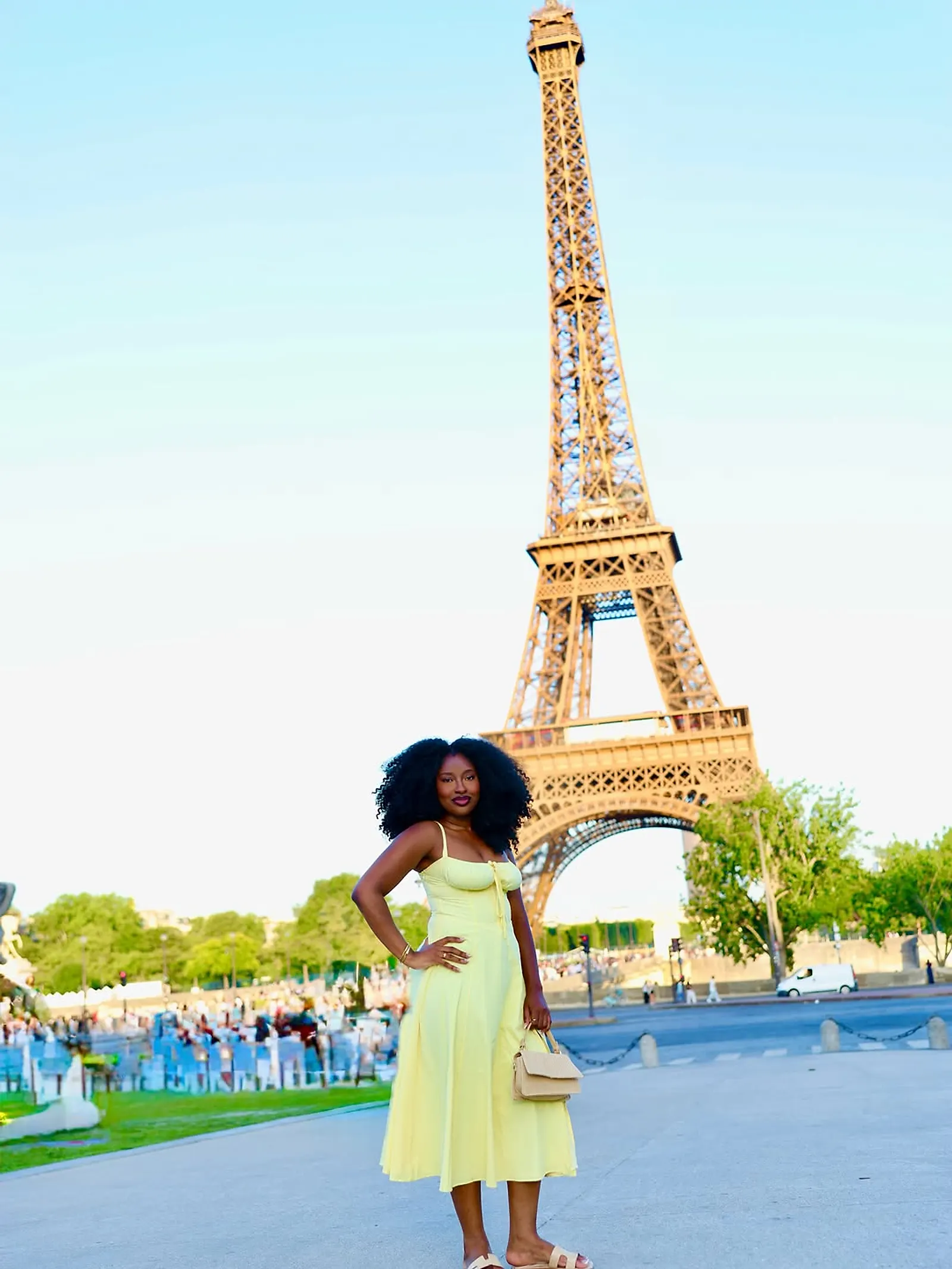 Portrait au soleil — Paris, avec l'appareil