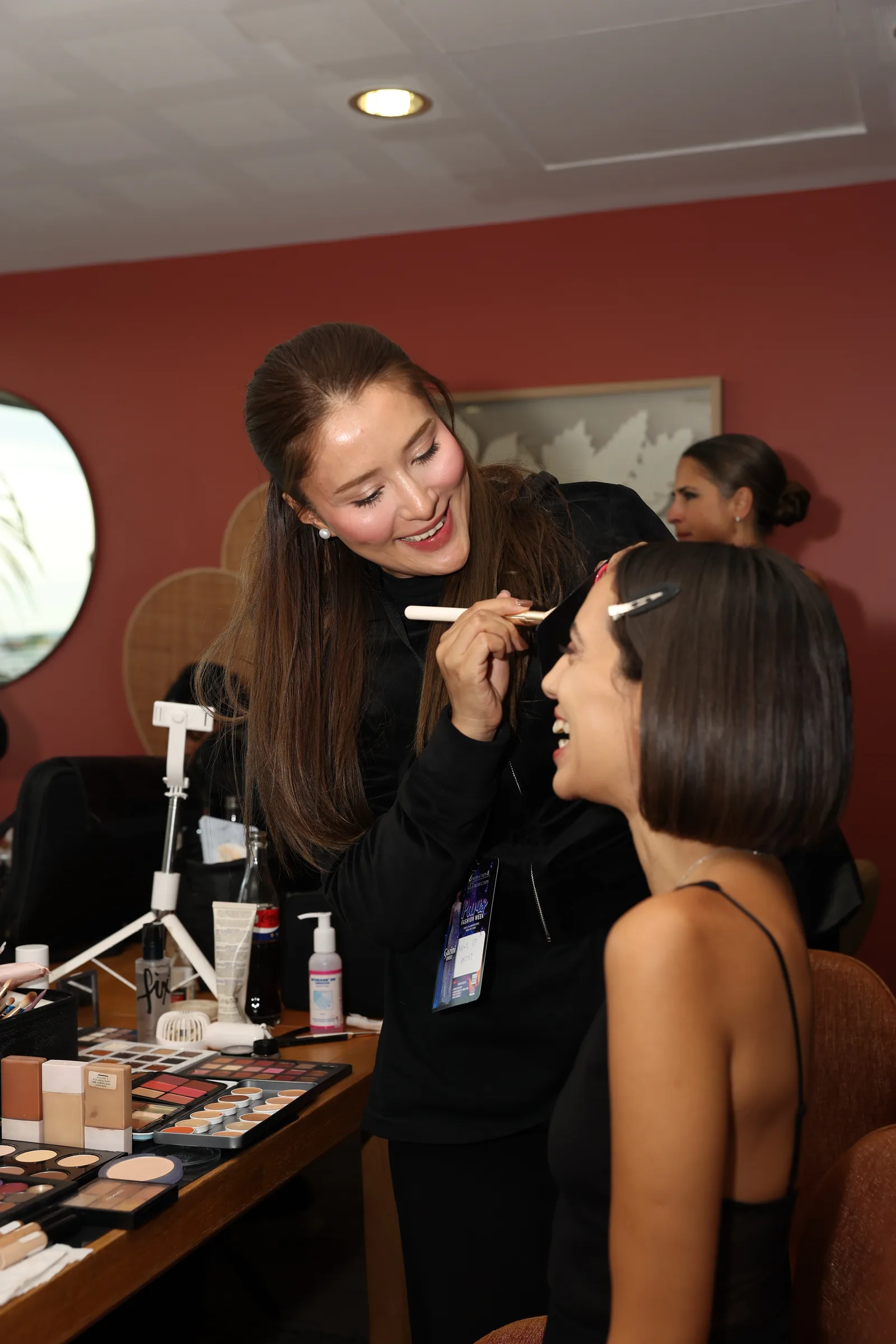 Maquillage au pinceau — séance studio